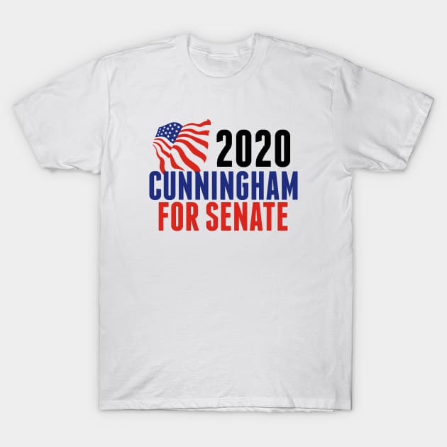 Cal Cunningham for Senate T-Shirt by epiclovedesigns